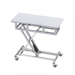 Triangular cut out ultrasound table