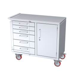Secure Theatre Cabinet - drawer lock across
