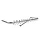 Wall Mounted Coat Hanging Rail - 28 Hooks