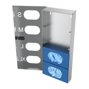 Four Compartment Glove Dispenser