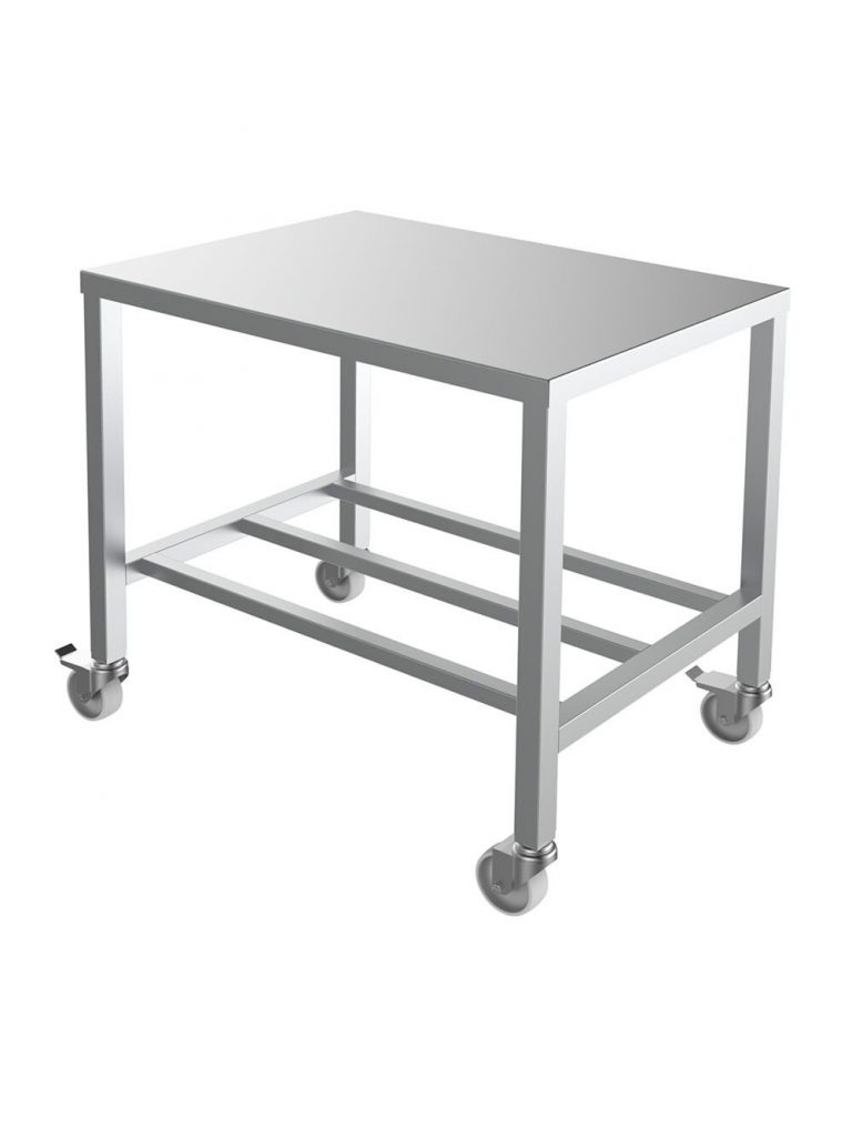 Stainless Steel Mobile Vet Consulting Table - TECHNIK®