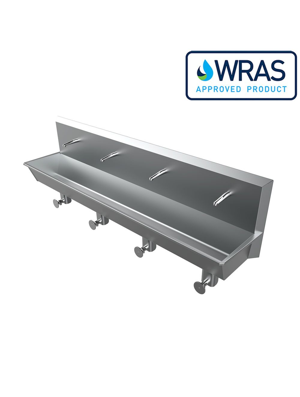 Knee Push Operated Hand Wash Station Sink - Image 5