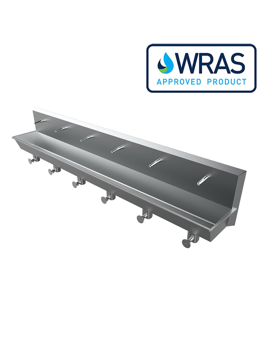 Knee Push Operated Hand Wash Station Sink - Image 7